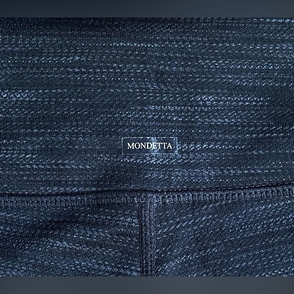 Mondetta High Waisted Legging Side Pockets High Waist Black Gray Activewear  L - Picture 5 of 5